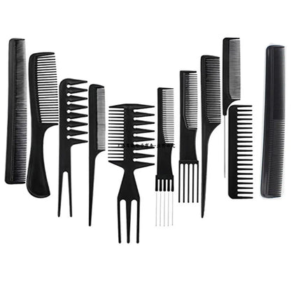 New Arrivals Men Women Beauty Salon Hair Styling Hairdressing Black Plastic Brush Combs Anti-static Hairbrush Modelling Tools