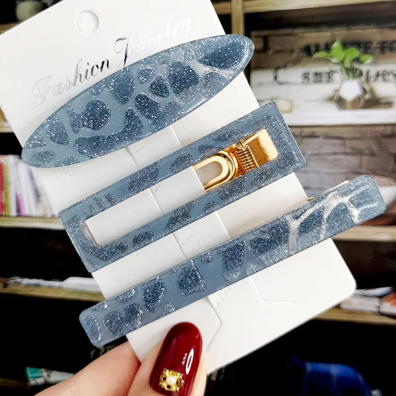 2/3pcs Hair Clip Set Acetate Hairpin Women Hair Accessories Jewelry Korean Femme Barrettes Hairgrip For Woman Girls Headwear