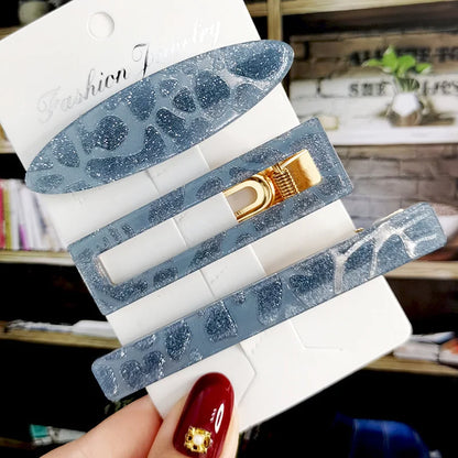 2/3pcs Hair Clip Set Acetate Hairpin Women Hair Accessories Jewelry Korean Femme Barrettes Hairgrip For Woman Girls Headwear