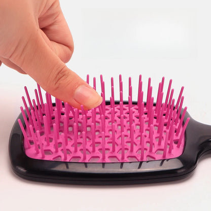New Wide Teeth Air Cushion Combs Detangling Hair Brush Tangled Hair Comb Hollow Out Massage Combs Hairdressing Styling Tools