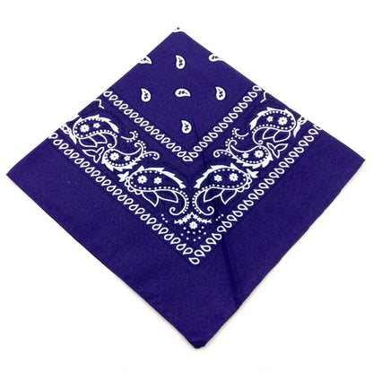 Bohemian Print Bandana Paisley Pattern Headbands Hiphop  kerchief Outdoor Unisex Headband Wrist Wraps Face Mask Handkerchief