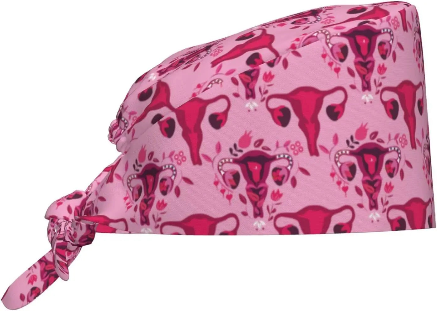 Japanese Wave Working Cap Scrub Cap with Sweatband Adjustable Unisex Women Tie Back Hat Nurse  Caps