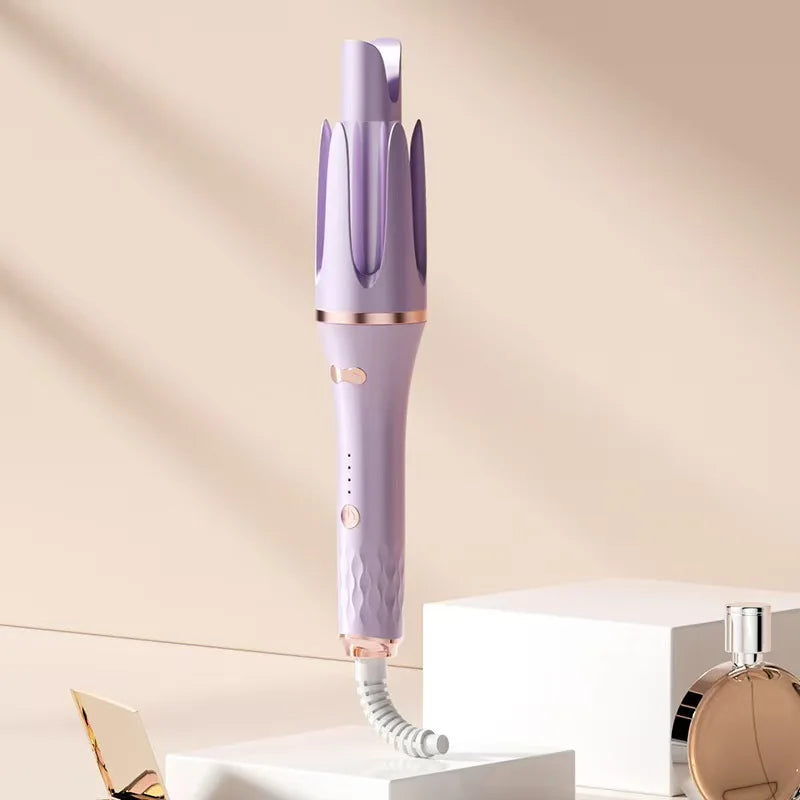 Fully Automatic Curling Iron Anti-Tangle Hair Curler with Negative Ions Latest Curling Wand Hair Curler for long-lasting styling