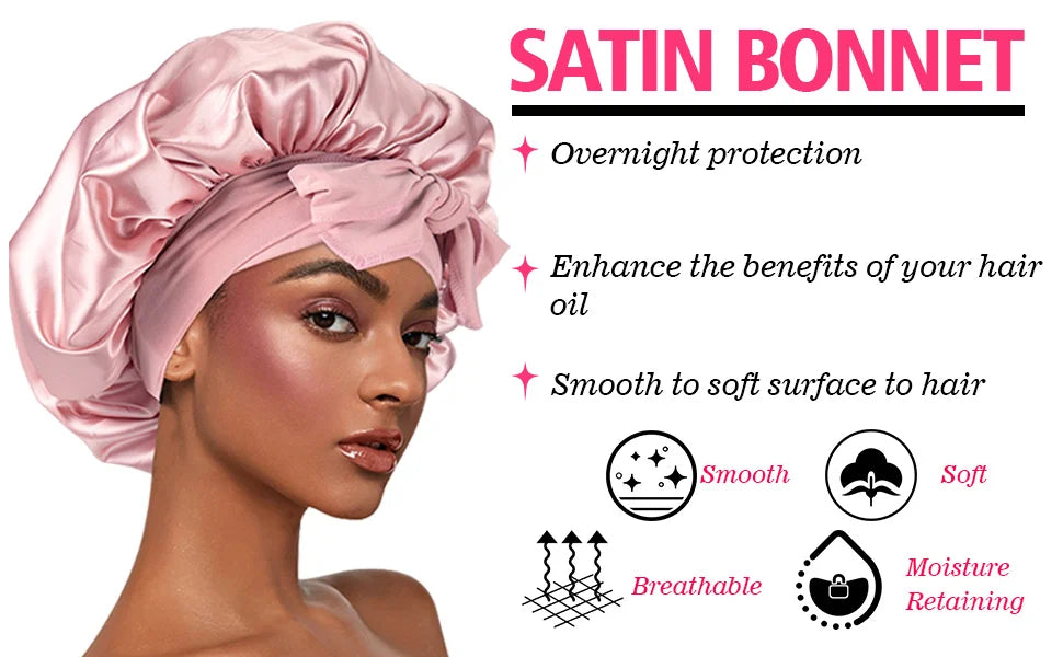 Rose & Black Castor Oil for Hair Growth Edge Control Wax Set No Flaking Black Hair Edge Styling Gel Smoother Braid Bonnet