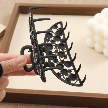 YWYHJ Creative Small Cinderblock Hair Claw Cute Black Cartoon Hair Claws Japan Wacky Claw Clip Hair Accessories for Women Girls