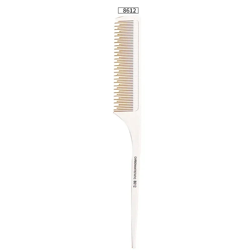 Hairdressing Carbon Comb Professional Hairdresser Cutting Comb Anti Static Hair Comb Haircut Tools Barber Hair Styling Comb