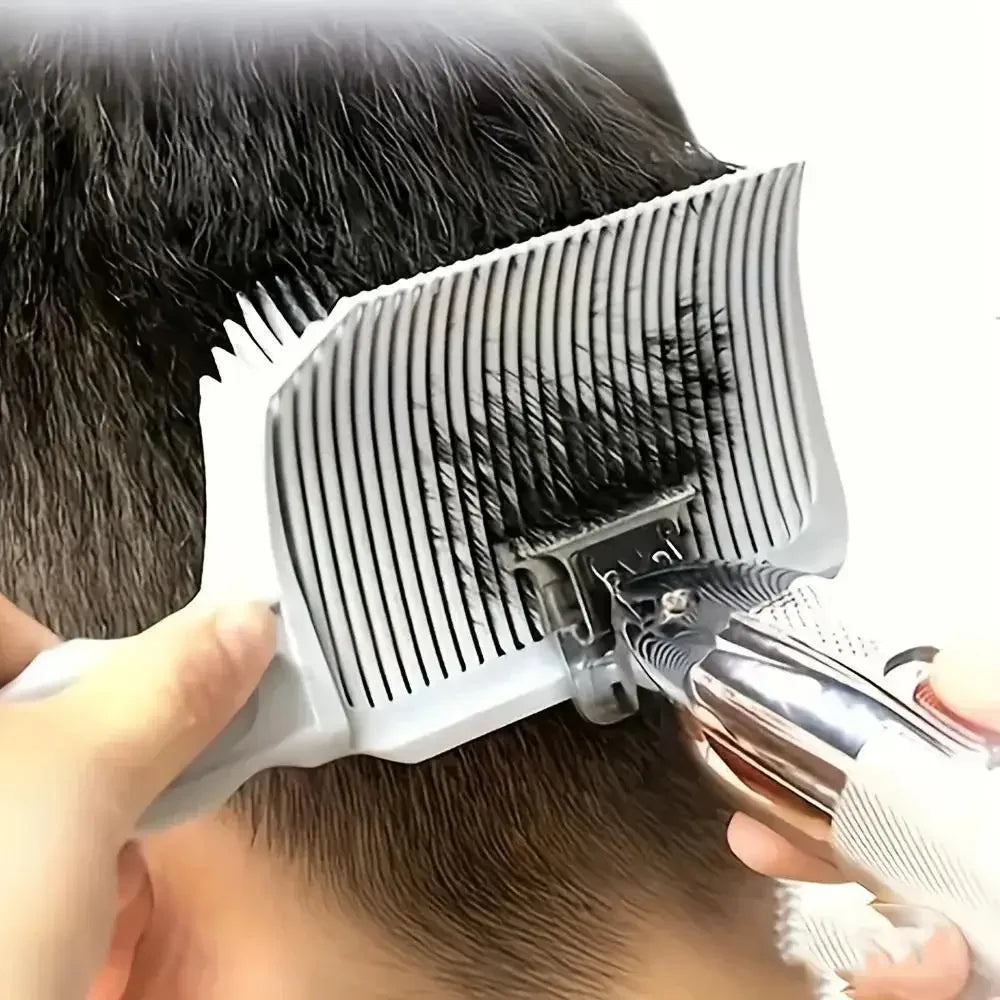 5Pcs Professional Barbershop/home Hair Clippers - Men's Flat Top Hair Cutting Comb Salon Styling Tools
