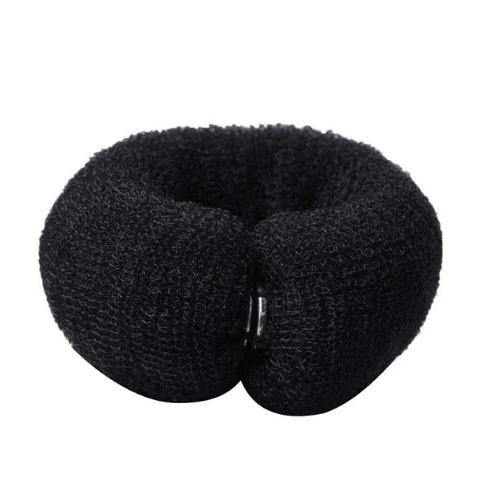 Fashion Hair Bun Maker Donut Magic Foam Sponge Easy Big Ring Hair Styling Tools Elastic Polyester Hair Band Accessories