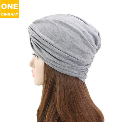 Boho Cotton Sleeping Cap Night Hat Head Cover Bonnet Satin Cheveux Nuit For Curly Hair Care Women Beauty Maintenance Designer