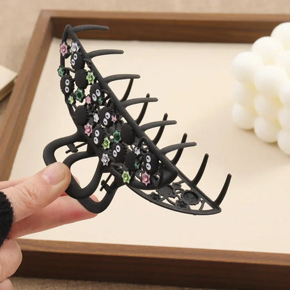 YWYHJ Creative Small Cinderblock Hair Claw Cute Black Cartoon Hair Claws Japan Wacky Claw Clip Hair Accessories for Women Girls