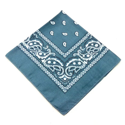 Bohemian Print Bandana Paisley Pattern Headbands Hiphop  kerchief Outdoor Unisex Headband Wrist Wraps Face Mask Handkerchief