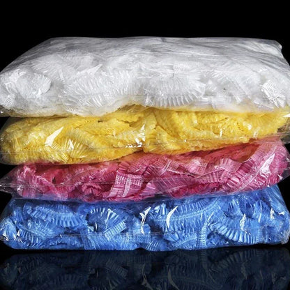 Hotel Sauna Shower Cap Salon Satin Hat to Sleep Bonnets Silk Hood Plastic Disposable Hair Caps Bathroom Water Proof Spa Woman