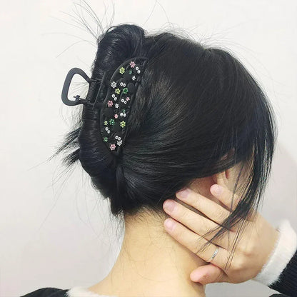 YWYHJ Creative Small Cinderblock Hair Claw Cute Black Cartoon Hair Claws Japan Wacky Claw Clip Hair Accessories for Women Girls