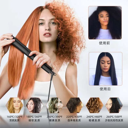 Ionic Hair Straightener Curler Keratin Treatment Hair Flat Irons for Frizzy Hair Recovers Damage Straightening Iron