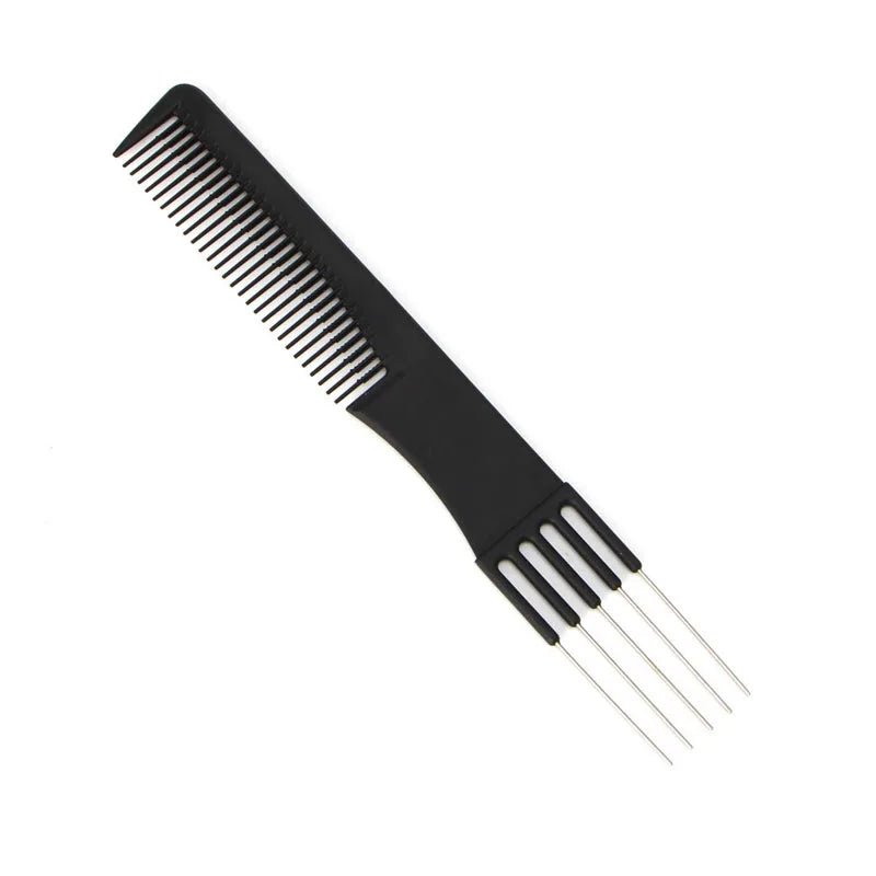 Fine-tooth Metal Pin Hairdressing Hair Styling Tail Comb Brush Professional