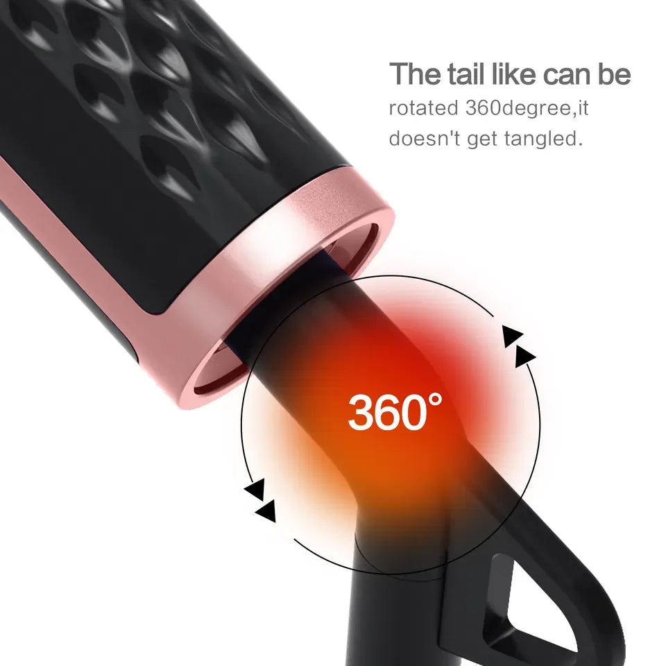 Unisex Hair Straightener Brush Hot Comb Wireless Beard Straightener for Men Beard Comb Hair Curler Styling Tool Straightening