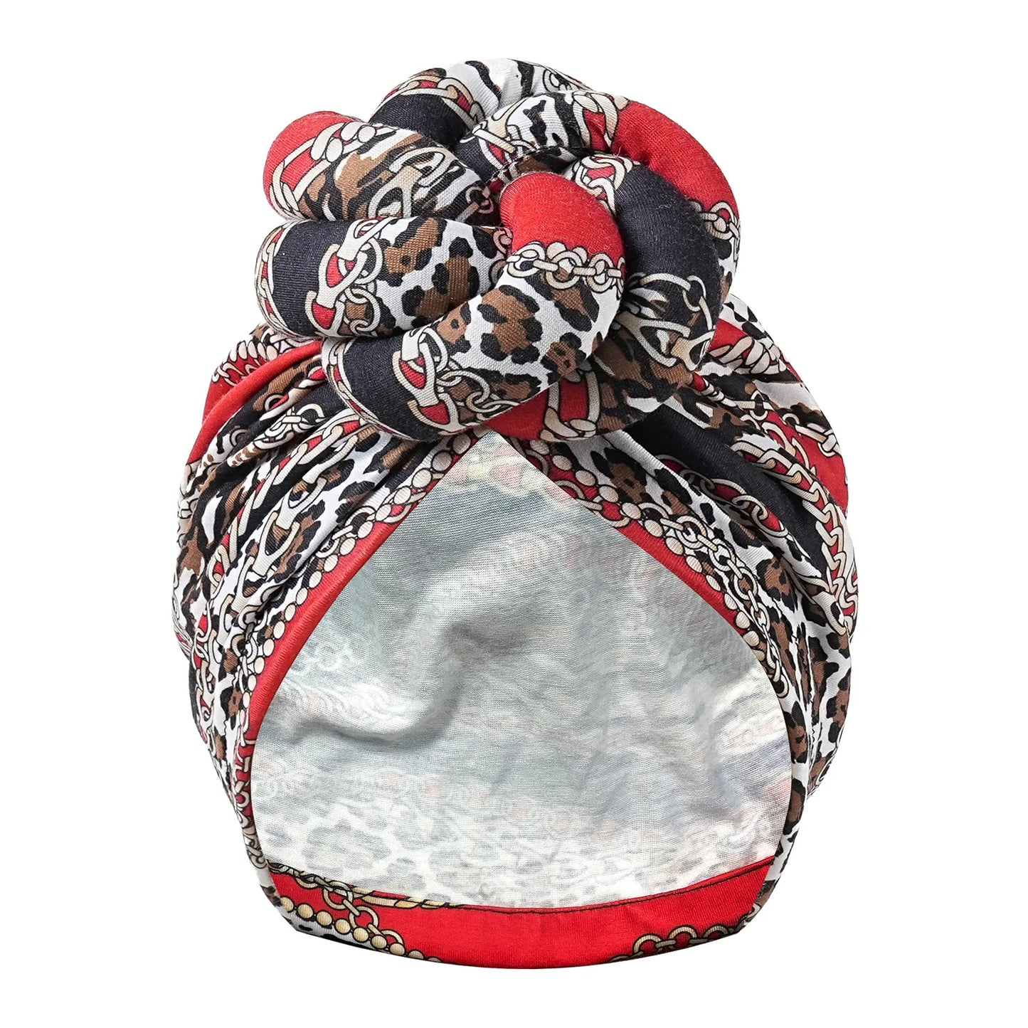 New African Turban for Women Large Flower Stretch Turban Headwrap Beanie Hat Ladies Turbante Mujer Bandanas Chemo Cap Head Cover