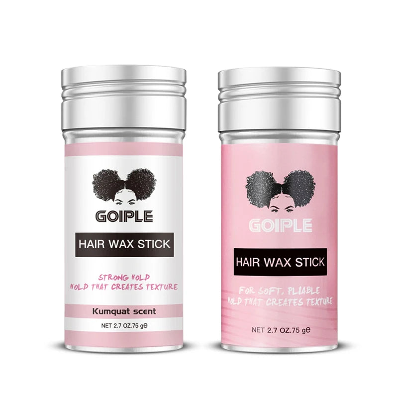 GOIPLE Broken Hair Finishing Cream Clay Styling Accessories Non Greasy Edge Control Custom Logo Natural Smooth Wax Stick For Wig