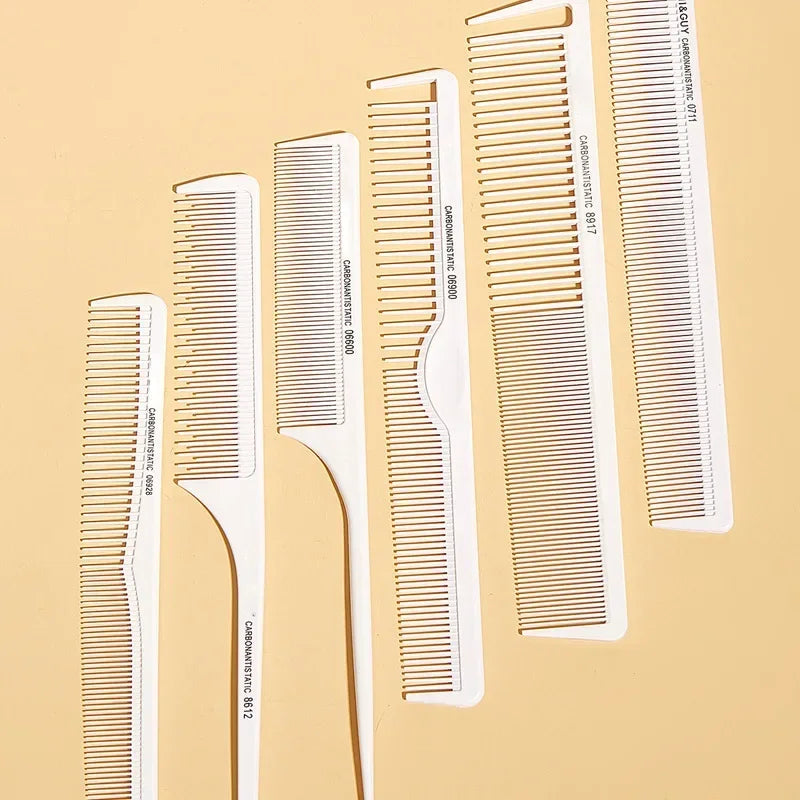 Hairdressing Carbon Comb Professional Hairdresser Cutting Comb Anti Static Hair Comb Haircut Tools Barber Hair Styling Comb