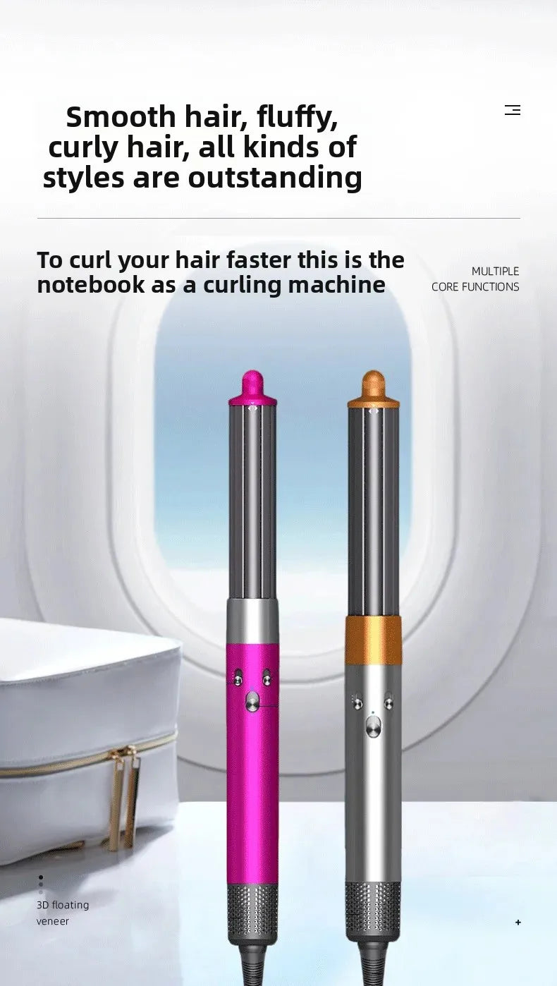 EU 7 in1 Multi Hair Styler Curling Iron Professional Hair Straightener Curling Barrel Brush Hair Salon HairStylerTool hotcomb