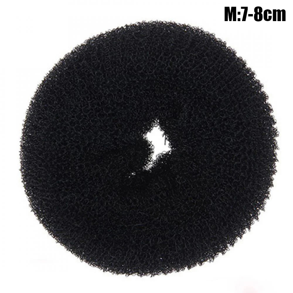 Fashion Hair Bun Maker Donut Magic Foam Sponge Easy Big Ring Hair Styling Tools Elastic Polyester Hair Band Accessories