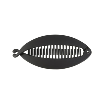 AWAYTR Simple Hair Clip Hair Comb Clamp Grip Slide Fish Banana Hair Claw Clips Hairpins 9.5CM Women Girls Hair Accessories