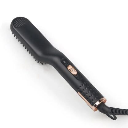 Unisex Hair Straightener Brush Hot Comb Wireless Beard Straightener for Men Beard Comb Hair Curler Styling Tool Straightening