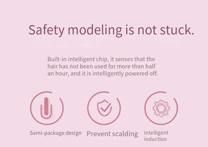 Fully Automatic Curling Iron Anti-Tangle Hair Curler with Negative Ions Latest Curling Wand Hair Curler for long-lasting styling