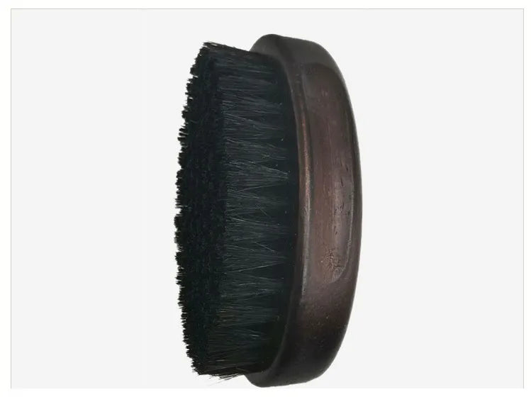Fur Boar Hair Brush Men Bristle Wild Natural Barbershop Cleaning Professional Beard Brush Boar Soft Hairbrush Hair Styling Tools
