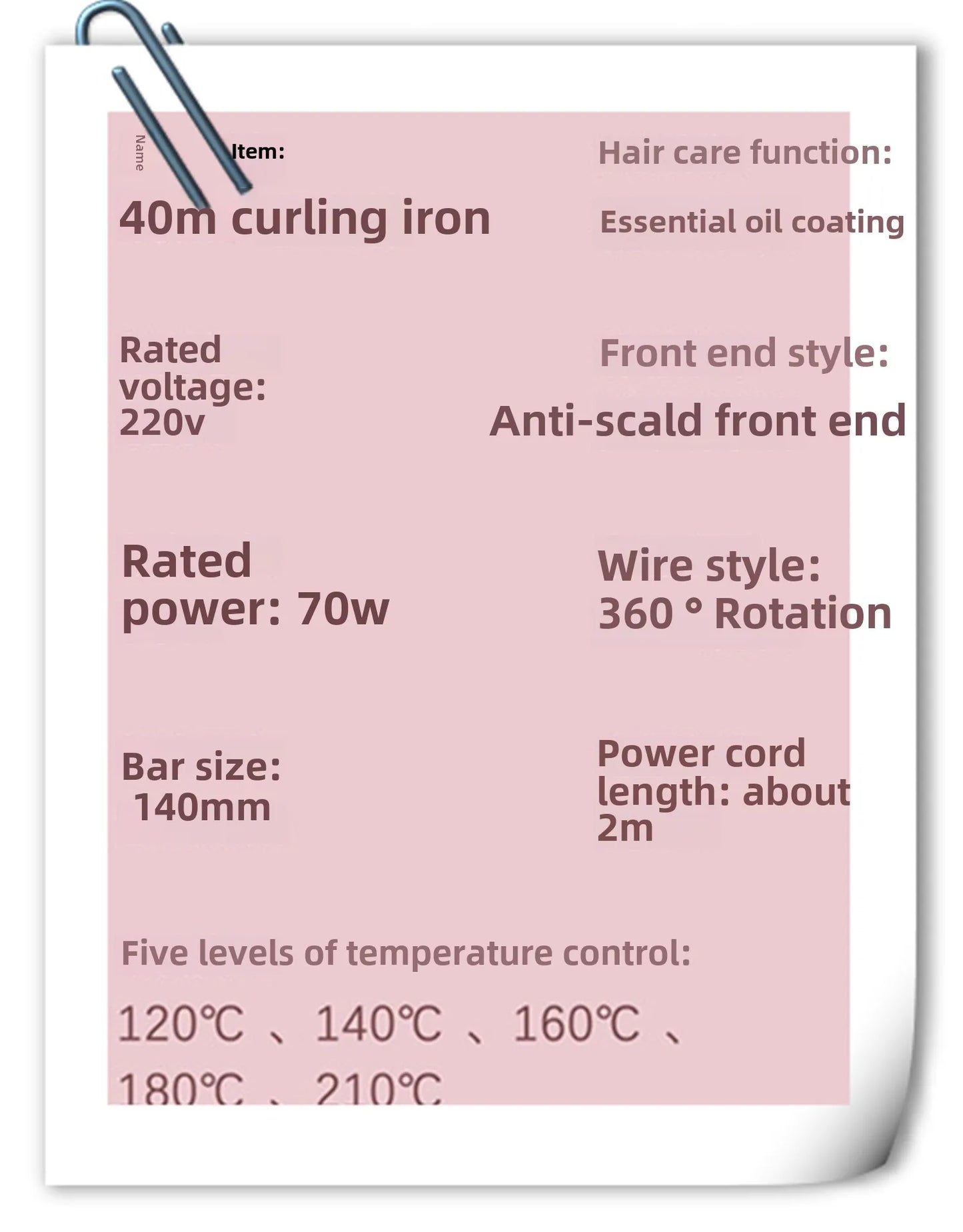 Automatic Curling Wand Fast Heated Hair Curler Women's Professional Hair Curler Curling Wand Effortless Get Long-Lasting Styling