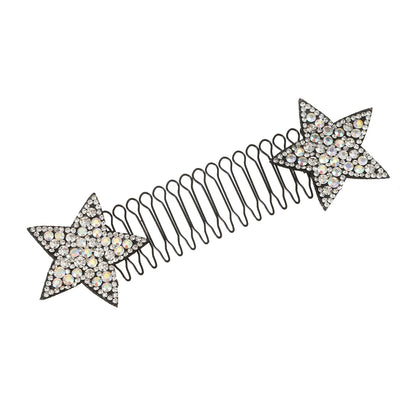 AWAYTR Women Invisible Broken Hair Hairpin Adult Tiara Tools Roll Curve Needle Bangs Fixed Insert Comb Styling Accessories