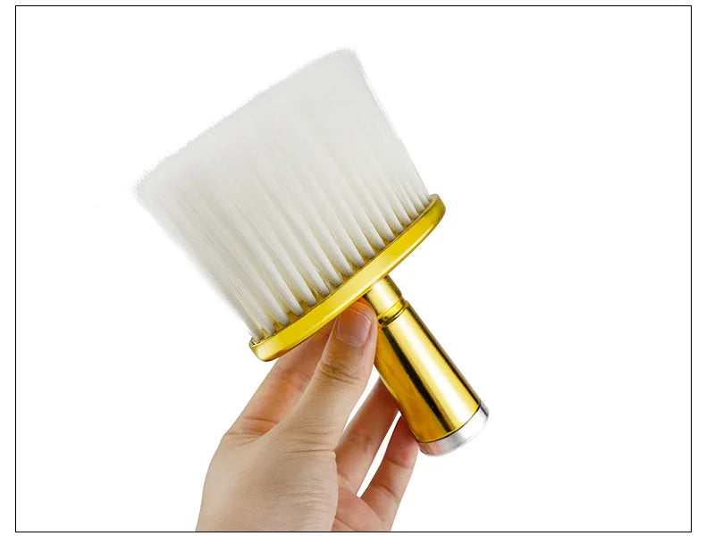 Soft Hair Brush Neck Face Duster Hairdressing Hair Cutting Broken Hair Cleaning Brush for Barber Salon Hairdressing Styling Tool