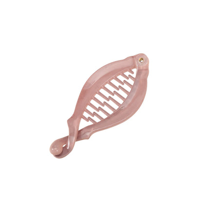 AWAYTR Simple Hair Clip Hair Comb Clamp Grip Slide Fish Banana Hair Claw Clips Hairpins 9.5CM Women Girls Hair Accessories