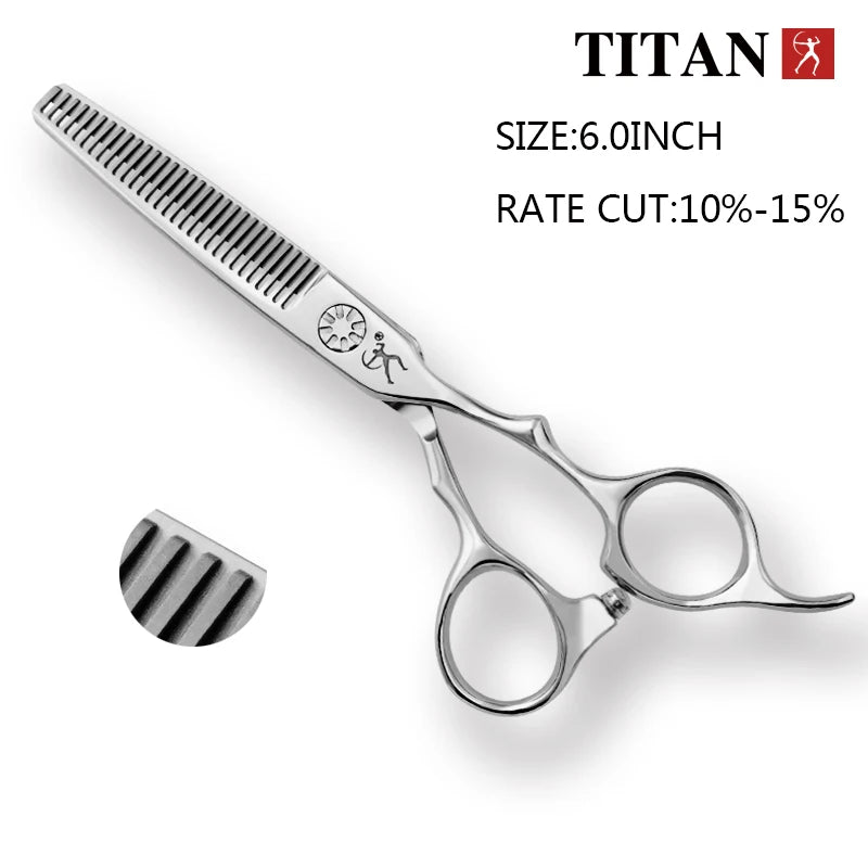 Titan professional barber hair scissor salon cutting  scissors hairdressing scissors Japan vg10 steel