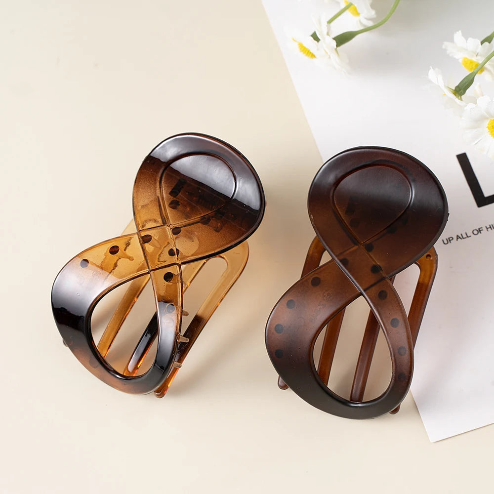 Women Large Hair Clamp Hair Clip Seamless Plastic Duckbill Claw for Women Girls Simple Hairpins Styling Tools Hair Accessories