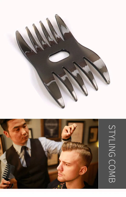 Plastic Wide Tooth Curl Comb Detangling Hair Brush Oil Texture Comb for Curly Wet Hair Cutting Combs Barber Salon Styling Tools