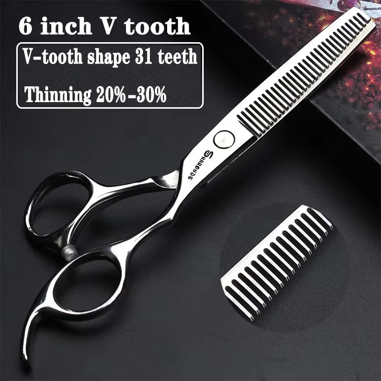 Cutting Thinning 6inch/6.5/7inch/7.5 inch Scissors Japan Professional hairdressing Scissors Barber Sharp Hair Cutting Shears