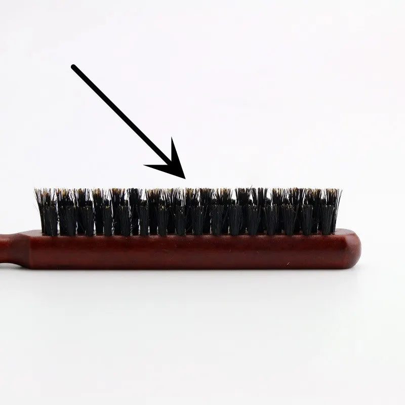 Professional Salon Teasing Back Hair Brushes Boar Bristle Wood Slim Line Comb Hairbrush Extension Hairdressing Styling Tools DIY