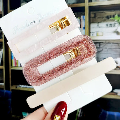2/3pcs Hair Clip Set Acetate Hairpin Women Hair Accessories Jewelry Korean Femme Barrettes Hairgrip For Woman Girls Headwear