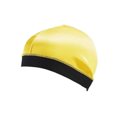 Men Pure Color Caps Durag Hats Bonnet Elastic Breathable Wave Caps Polyester Multicolor Durag Cap Men Outdoor Wave Caps