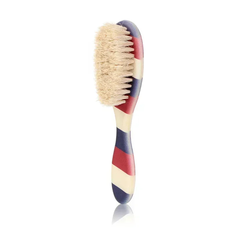 Men's Professional Barber Shaving Beard Brush Removal Neck Dusting Horse Hairbrush Face Mustache Salon Cleaning Styling Tools
