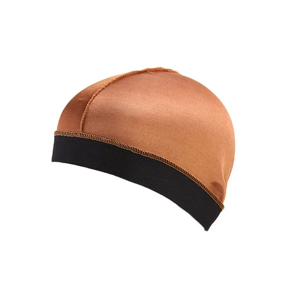 Men Pure Color Caps Durag Hats Bonnet Elastic Breathable Wave Caps Polyester Multicolor Durag Cap Men Outdoor Wave Caps