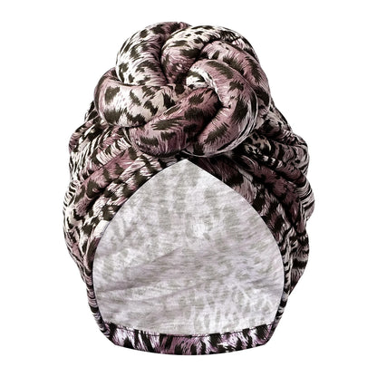 New African Turban for Women Large Flower Stretch Turban Headwrap Beanie Hat Ladies Turbante Mujer Bandanas Chemo Cap Head Cover
