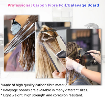 Professional Carbon Fiber Balayage Board for Barber Hairdresser Design Styling Tools Accessories and Hair Coloring Dyeing Board