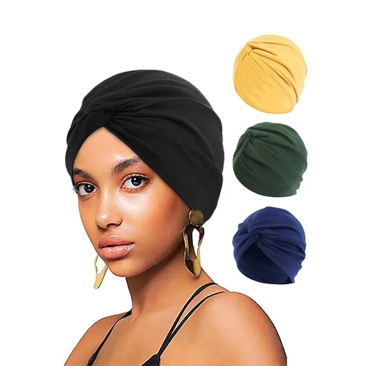 Boho Cotton Sleeping Cap Night Hat Head Cover Bonnet Satin Cheveux Nuit For Curly Hair Care Women Beauty Maintenance Designer