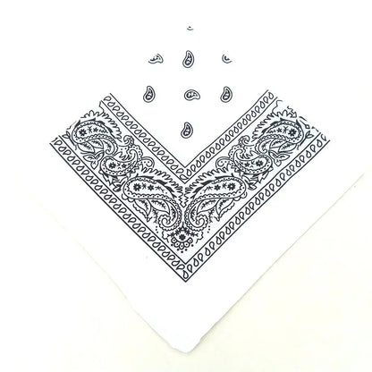 Bohemian Print Bandana Paisley Pattern Headbands Hiphop  kerchief Outdoor Unisex Headband Wrist Wraps Face Mask Handkerchief
