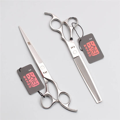 Professional Hair Scissors 5'' 6'' 7'' 8'' Japan Stainless Hairdressing Scissors Barber Thinning Shears Hair Cutting Scissors