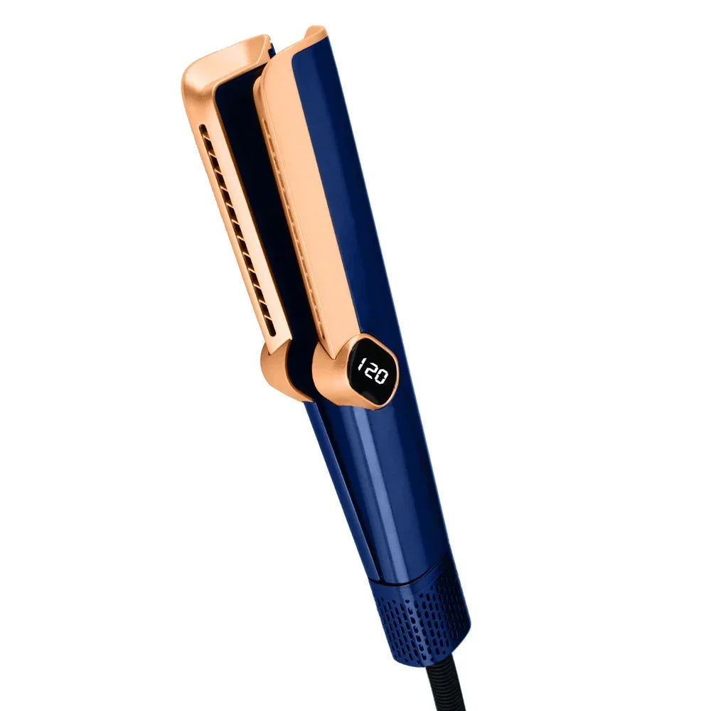 2in 1 LCD Display Professional Negative Ion Air Flow Straightening Hair Straightener Hair Dryer Hair Negative Ion Flat Iron