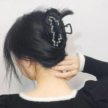 YWYHJ Creative Small Cinderblock Hair Claw Cute Black Cartoon Hair Claws Japan Wacky Claw Clip Hair Accessories for Women Girls