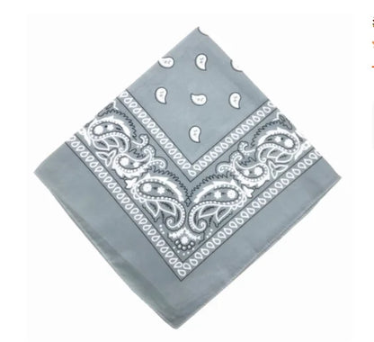 Bohemian Print Bandana Paisley Pattern Headbands Hiphop  kerchief Outdoor Unisex Headband Wrist Wraps Face Mask Handkerchief